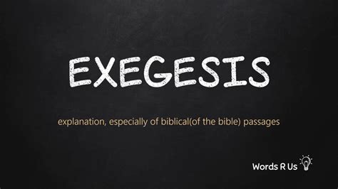 exegesis pronunciation.